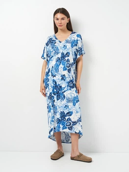 Платье для беременных миди летнее H&M 887444p12 M Разноцветное (KC1000000047887)