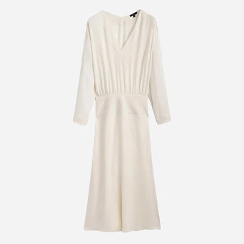 Платье осеннее женское Massimo Dutti 6633803712c17 M Молочное (1000000044715)