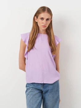 Блузка женская Stradivarius 2013407602 S Лиловая (KC1000000037683)