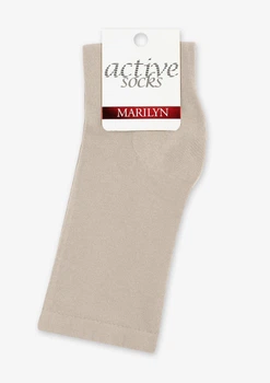 Жіночі гладкі шкарпетки Marilyn Forte 58 visone 36-40