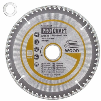Пильный диск по дереву. Распилочный диск ProCraft B200.60 60T