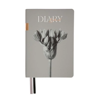 Ежедневник Leo Planner недатированный Botanic, серый (252691)