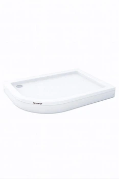 Поддон для душа акриловый Shower (R) TUNDRA SW-10552 120х80х15 см асимметричный (C15259)