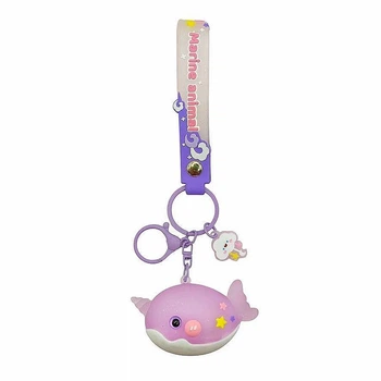 Брелок для ключей BiBi Toys "Кит-единорог" силиконовый (763142BT)