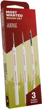 Набір пензлів The Army Painter Most Wanted Brush Set 3 шт (5713799506602)