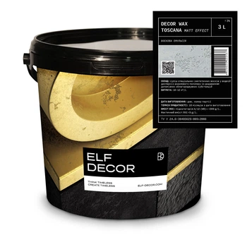 Воск "тосканский" ELF DECOR-WAX TOSCANA декоративный 3л