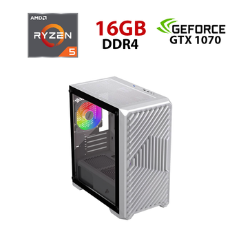 新品 爆速ゲーミング Ryzen GTX1070 メモリ16G SSD480G Windows10 1020 Компьютеры AMD Ryzen 5 с видеокартой GeForce GTX 1070 купить в