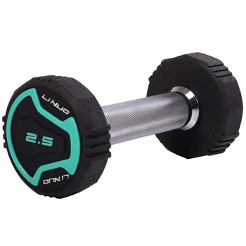 Гантель цельная профессиональная LI NUO Gemini Sport GA-3614-2.5, 1 шт 2.5 кг