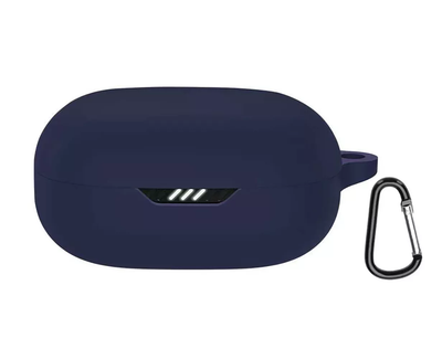 Чехол-накладка DK для JBL Live Pro 2 | Silicone Candy Friendly с карабином (022380) (dark blue)