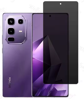 Защитное стекло DK для Infinix Note 50 | 3D Антишпион Full Glue (022331) (black)