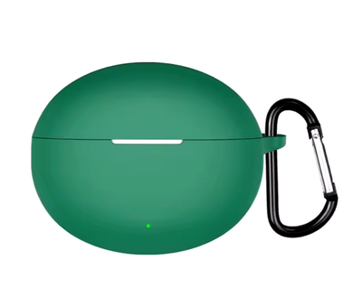 Чехол-накладка DK для OnePlus Buds 4 | Silicone Candy Friendly с карабином (022394) (green)