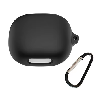 Чехол-накладка DK для Anker SoundCore Liberty 4 Pro | Silicone Candy Friendly с карабином (black)