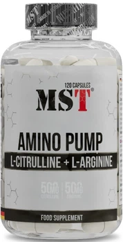 Предтрен (аргинин и цитрулин) MST Amino Pump 120 капсул