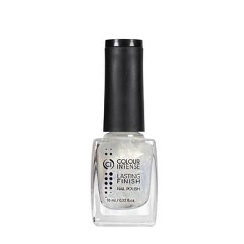 Лак для ногтей Colour Intense 10 мл NP-303 № 081 Белый с золотыми блёстками
