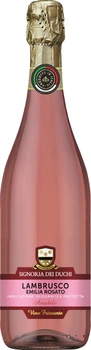 Вино ігристе Signoria dei Duchi Lambrusco Rosato рожеве напівсолодке 0.75 л (8003325609868)