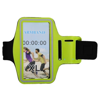 Сумка чохол для смартфона на руку SP-Sport 432 розмір 18,5х9 (до 6") Neon Yellow
