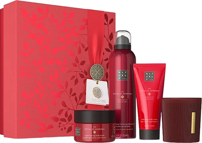 Zestaw Rituals The Ritual Of Ayurveda Krem do ciala 100 ml + Peeling do ciala 125 ml + Zel pod prysznic 200 ml + Swieca zapachowa 140 g (8719134184488 (955555911734430) - Outlet