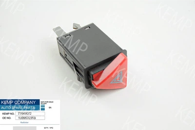 Автозапчастина Кнопка аварийной сигнализации Skoda OCTAVIA TOUR 1U0953235B KEMP