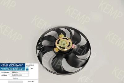 Автозапчастина Двигун радіатора Skoda Fabia (діам-345)VW Polo Seat Arosso 6X0959455 KEMP