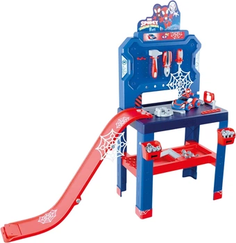 Ігровий набір Smoby Toys Спіді Майстерня з машинкою 94 аксесуарів