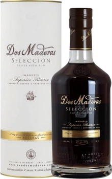 Ром Dos Maderas Seleccion Triple Aged Rum 10 років витримки 0.7 л 42% у подарунковій упаковці (8410028902149_086785643526)