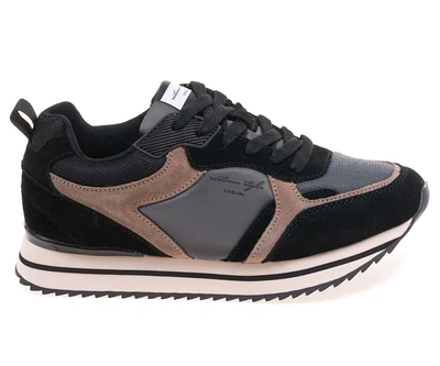 Кросівки жіночі Restime JWB24031/BLACK+BEIGE 38 Чорний