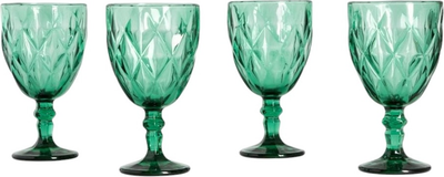 Zestaw kieliszków Homla LUNO do wina zielone 340 ml 4 szt (5906496748189)