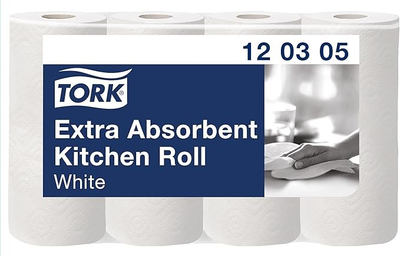 Кухонні рушники Tork Extra Soft 120305 K1 12.2 м 3 шари 48 рулонів у контейнері 48 рулонів у пакеті (7322540010169)