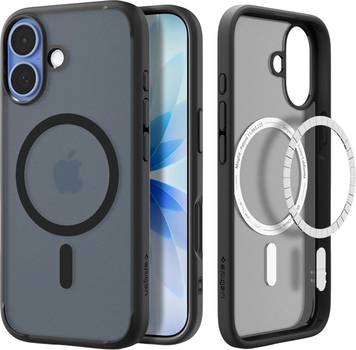 Etui plecki Spigen Ultra Hybrid MagSafe Case do Apple iPhone 17 Black (8800283315158)