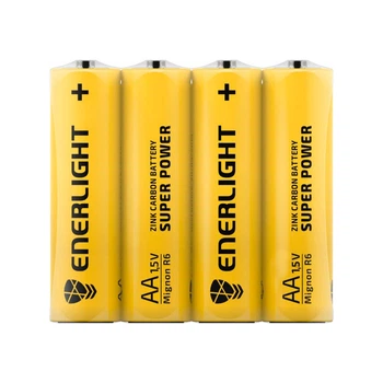 Батарейка Enerlight Super Power R6 AA Zink-Carbon 1,5V 4 шт