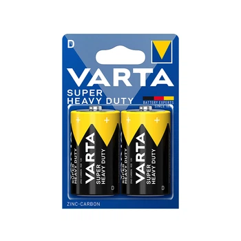Батарейка Varta SuperLife R20 D Zinc-Carbon 1,5V 2 шт