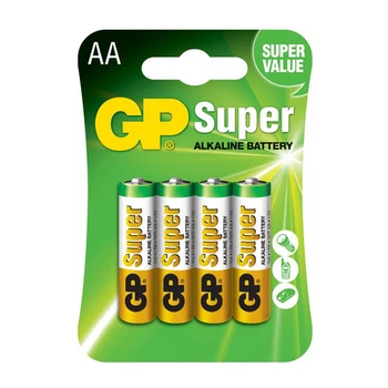 Батарейка GP Super Alkaline 15A21-SB4 LR6 AA 1,5V 4 шт