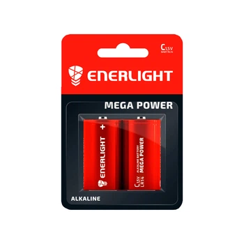 Батарейка Enerlight Mega Power LR14 C Alkaline 1,5V 2 шт