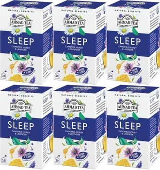 Набір 6 штук Чай Ahmad Tea Sleep 100% натуральний "Добрий сон"