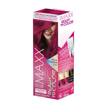 Краска для волос MAXX DELUXE Ready to color Розовый, 2x50 мл