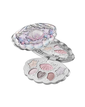 Палетка теней от Flower Knows из коллекции Shell's Jewel (01 Moonlight Pearl)