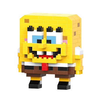 Конструктор фігурка Пікселі BRICKS Губка Боб Квадратні Штани SpongeBob SquarePants