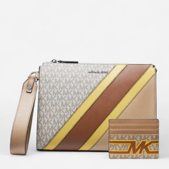 Набор сумка-клатч + кардхолдер Michael Kors 49779446 Бежевый (1159845123)