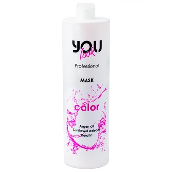 Маска для окрашенных и поврежденных волос You Look Professional Color с молочными протеинами, 1000 мл
