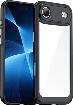 Etui plecki Hurtel Outer Space do Apple iPhone Air Transparent/Black (5907769379611)