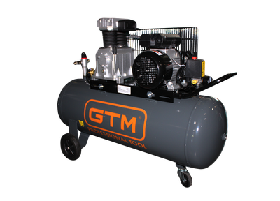 Компрессор рес-100л 400/300л/хв 2.2кВт 10бар 220В 2 циліндри GTM KCH2070B-100L 75 кг 220 В