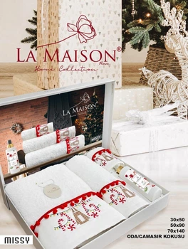 Подарочный набор полотенец La Maison 3 шт с ароматом Missy