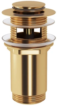 Донный клапан для раковины Helmken 37509004 золотистый