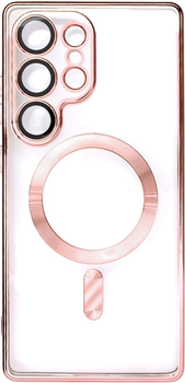 Etui Wozinsky Electroplated Case Magsafe do Samsung Galaxy S25+ Pink (5907769370342)