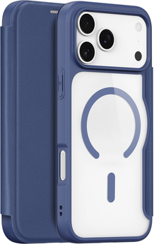 Чохол-книжка Dux Ducis Skin X Pro MagSafe для Apple iPhone 17 Pro Max Blue (6971824153767)