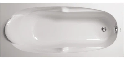 Ванна акриловая VAGNERPLAST Kleopatra 160x70 литая с подголовником VPBA167KLE2X-04 Bianco