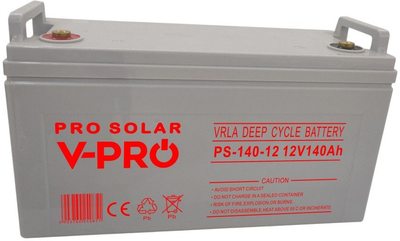 Акумуляторна батарея Volt Polska DEEP CYCLE VPRO SOLAR 12V 140Ah VRLA (5903760240851)