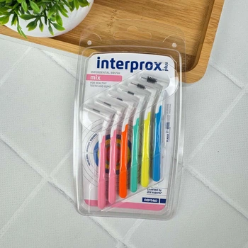 Щетка межзубная INTERPROX PLUS 2G MIX, 6 шт NEW