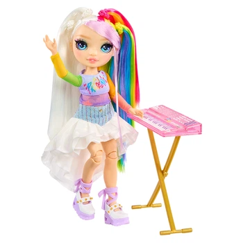 Кукла RAINBOW HIGH с артикуляцией серии "Junior High Rockband" Амая с аксессуарами 23 см 565772