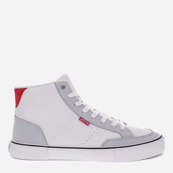 Мужские кеды высокие Levi`s 157443907 44 Белый/Серый (1159845345)
